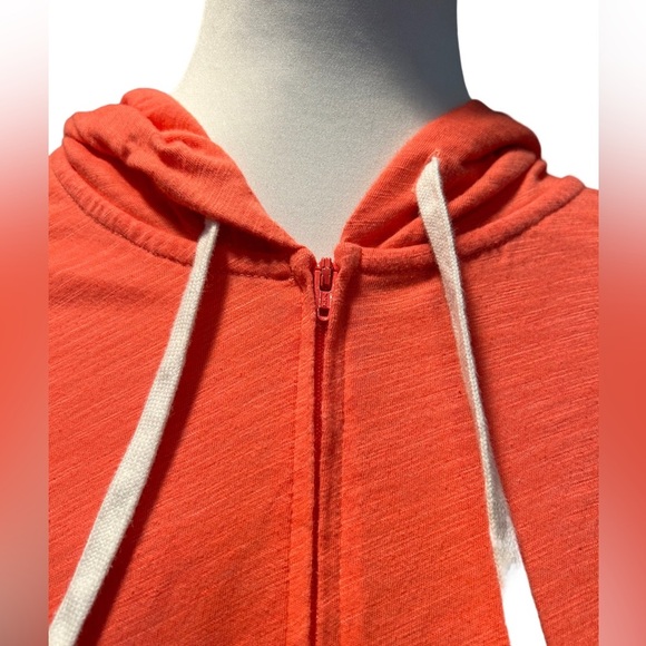 Old Navy Coral Full Zip Hoodie Size XL 🪸 - Picture 2 of 8